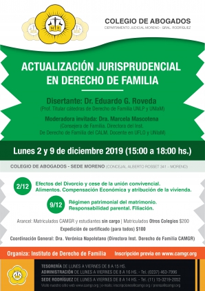 ACTUALIZACION JURISPRUDENCIAL EN DERECHO DE FAMILIA